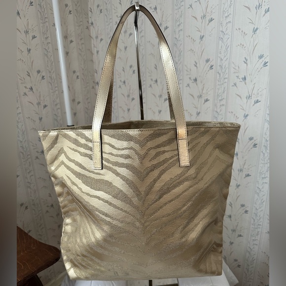 Michael Kors Gold Tote - Picture 3 of 13